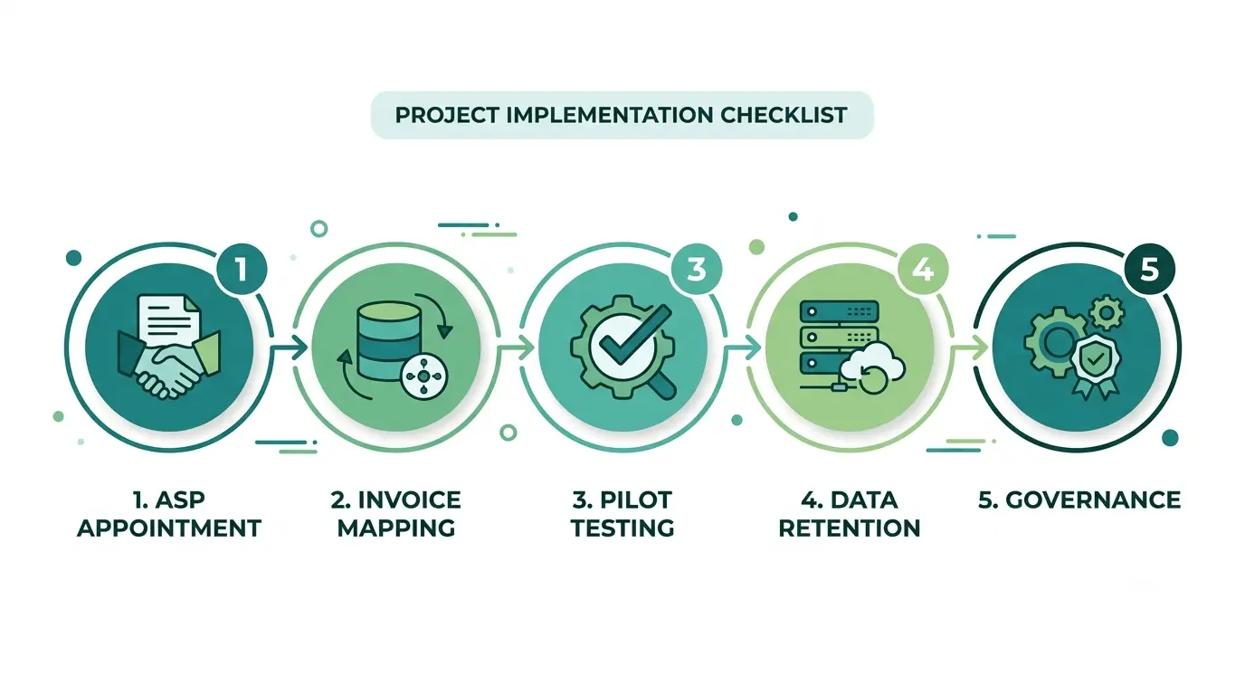 5-step checklist to prepare for UAE e-invoicing compliance